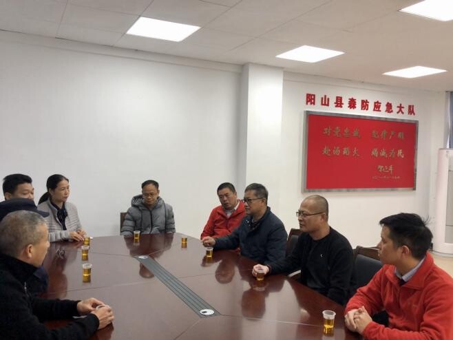 (2020.12.03)廣連高速10標11標項目部領導慰問陽山縣森林消防大隊_4